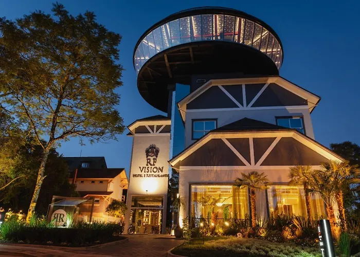 Hotel E Restaurante Giratorio Rf Vision - A Melhor Vista 360 De Gramado